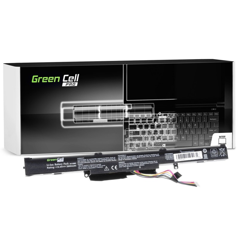 Green Cell PRO Bateria do Asus A41-X550E F550D F550DP F750L / 14,4V 2600mAh