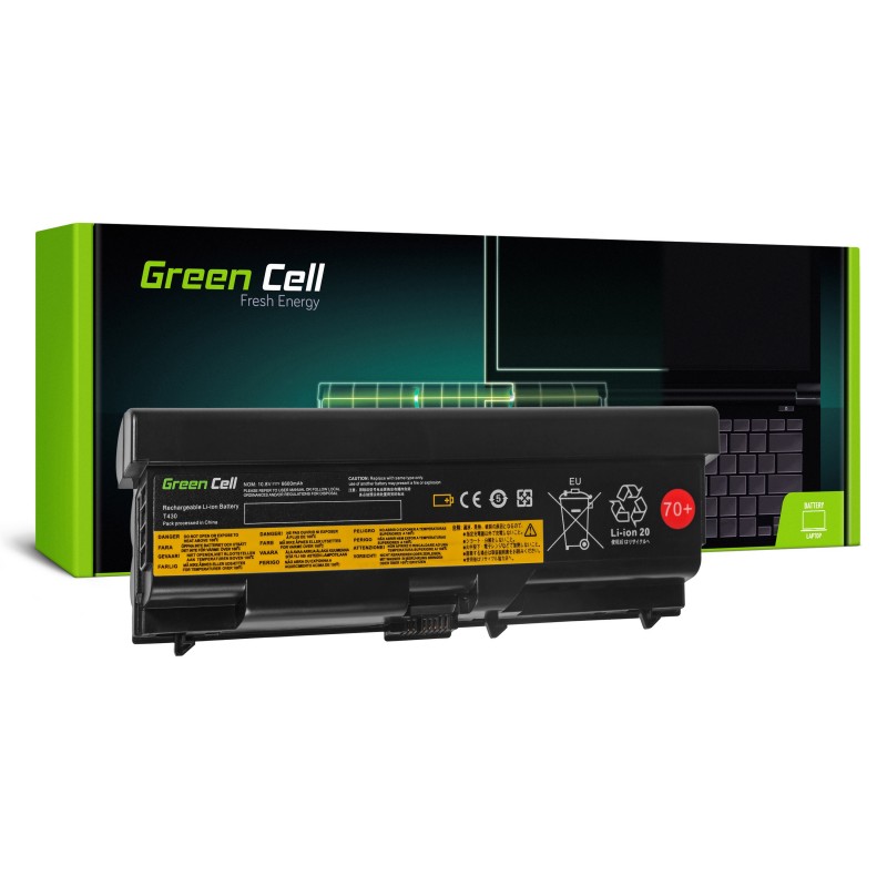 Green Cell Bateria do Lenovo ThinkPad L430 L530 T430 T530 W530 / 11,1V 6600mAh