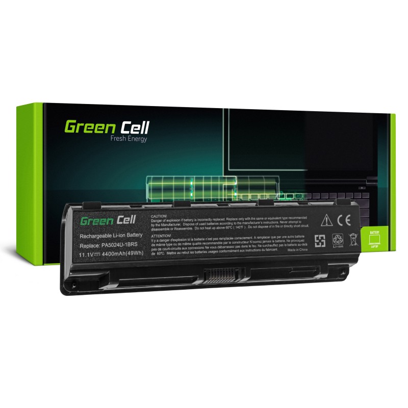 Green Cell Bateria do Toshiba Satellite C850 C855 C870 L850 L855 PA5024U-1BRS / 11,1V 4400mAh