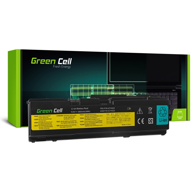 Green Cell Bateria do Lenovo ThinkPad X300 X301 / 11,1V 3600mAh
