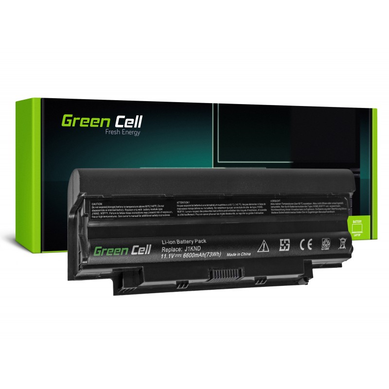 Green Cell Bateria do Dell Inspiron N3010 N4010 N5010 13R 14R 15R J1 (rear) / 11,1V 6600mAh