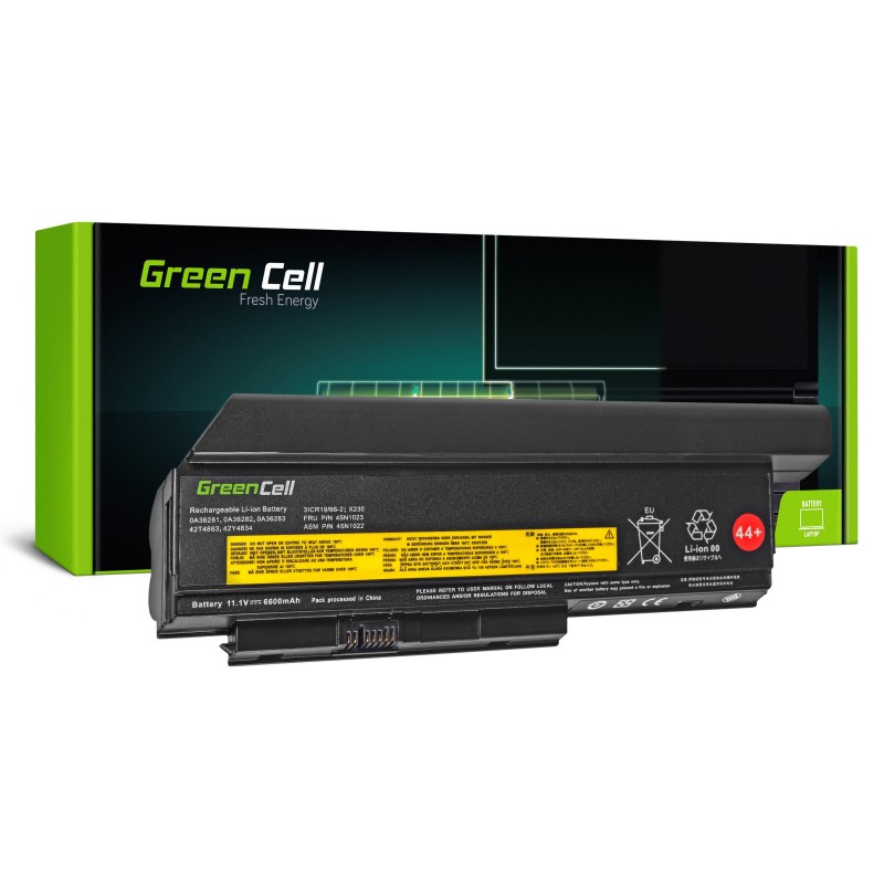 Green Cell Bateria do Lenovo ThinkPad X220 X230 / 11,1V 6600mAh