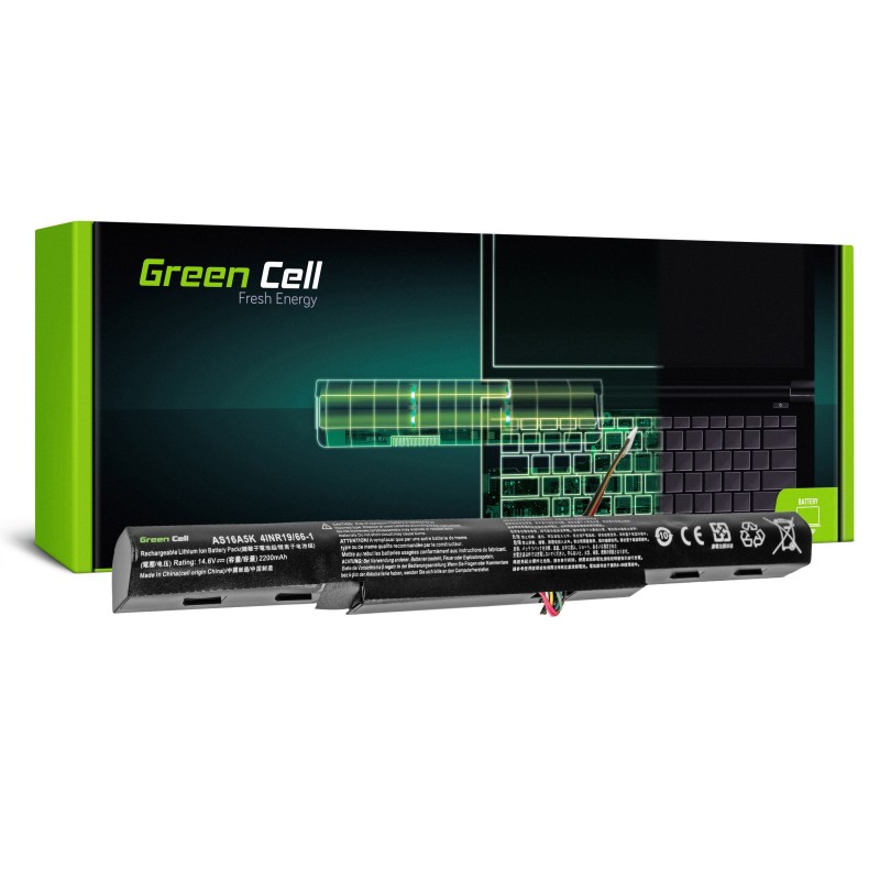 Green Cell Bateria do Acer Aspire E 15 E15 E5-575 E 17 E17 E5-774 / 14,4V 2200mAh
