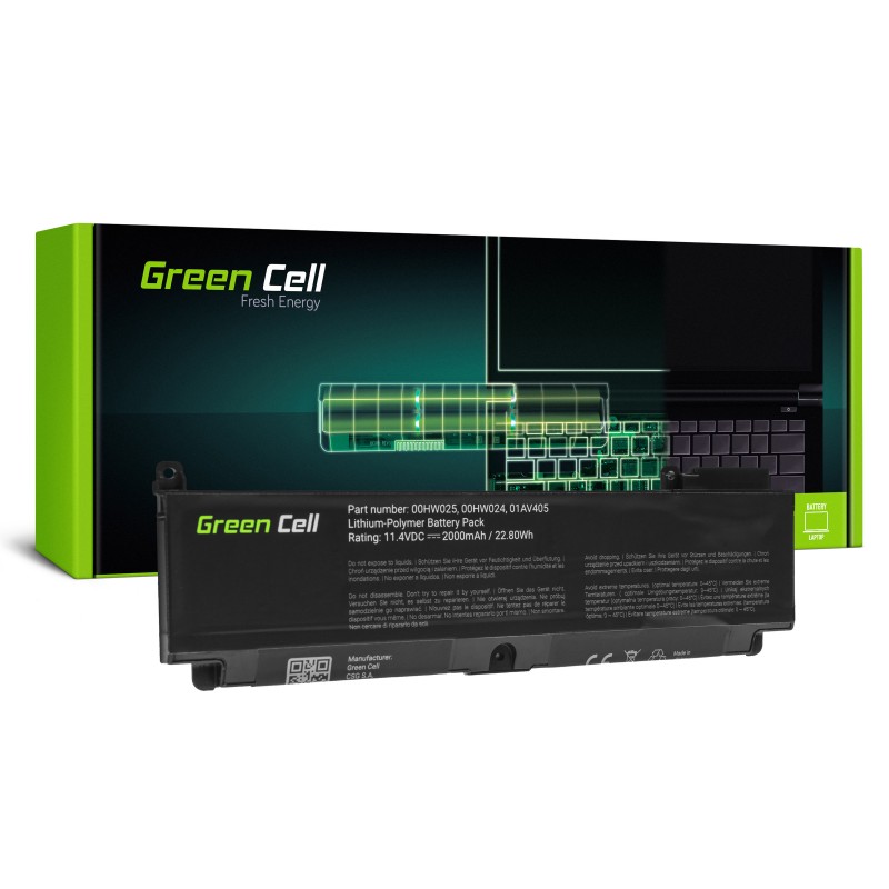 Bateria Green Cell 01AV405 01AV406 01AV407 01AV408 do Lenovo ThinkPad T460s T470s