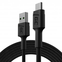 Kabel Przewód Green Cell GC PowerStream USB-A - USB-C 200cm szybkie ładowanie Ultra Charge, QC 3.0