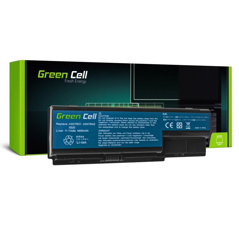 Green Cell Bateria do Acer Aspire 5520 AS07B31 AS07B32 / 11,1V 4400mAh