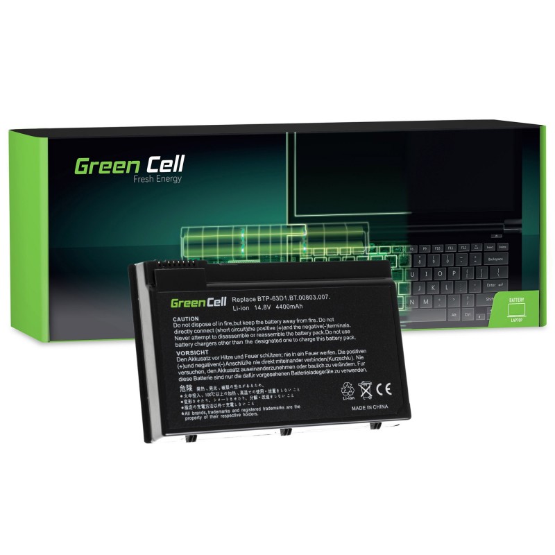 Green Cell Bateria do Acer TravelMate 4400 C300 2410 Aspire 3020 3610 5020 / 11,1V 4400mAh