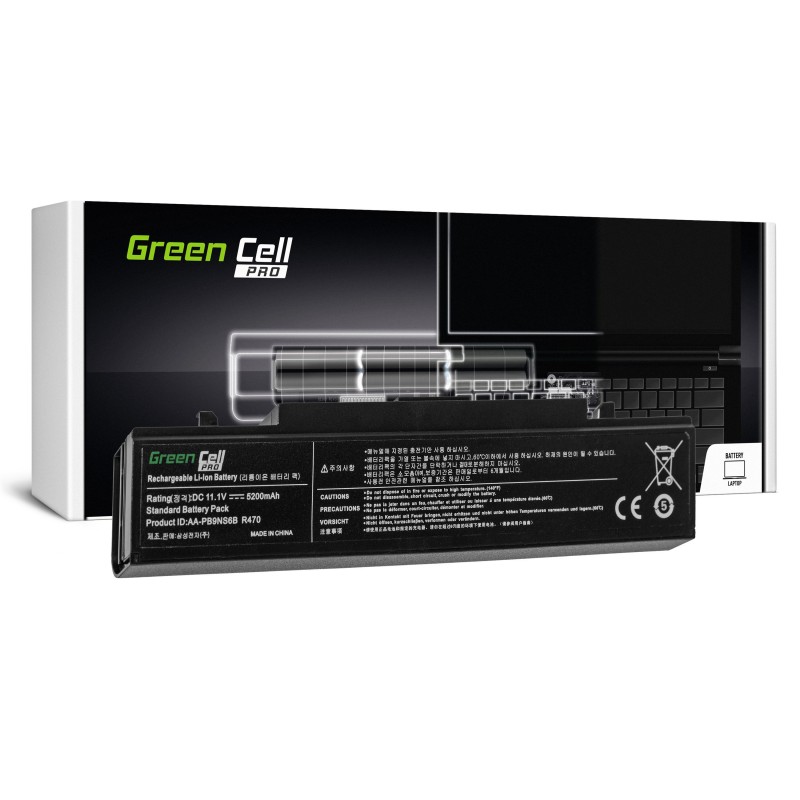 Green Cell PRO Bateria do Samsung R519 R522 R530 R540 R580 R620 R719 R780 (black) / 11,1V 5200mAh