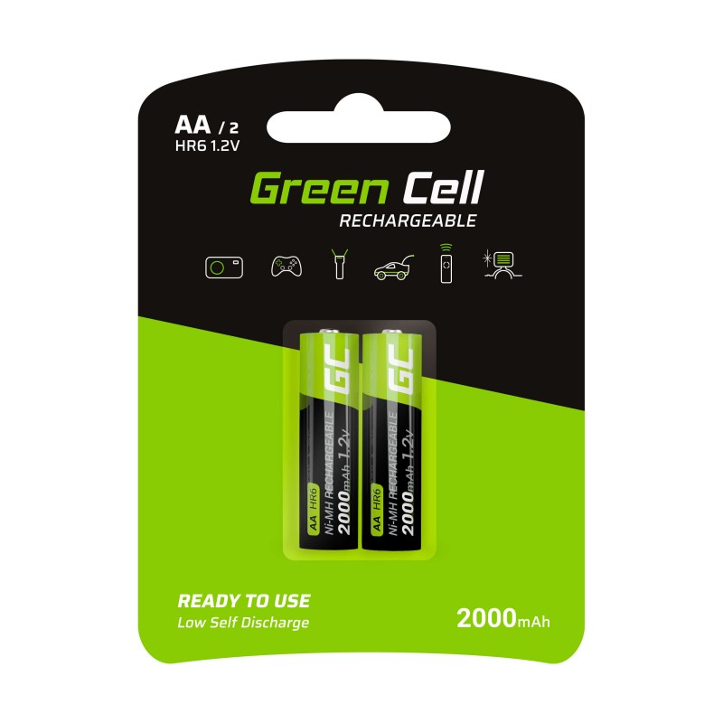 Green Cell Akumulator 2x AA HR6 2000mAh