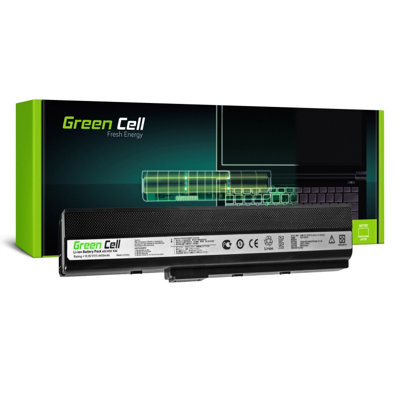 Green Cell Bateria do Asus A32-K52 K52 X52 A52 / 11,1V 4400mAh