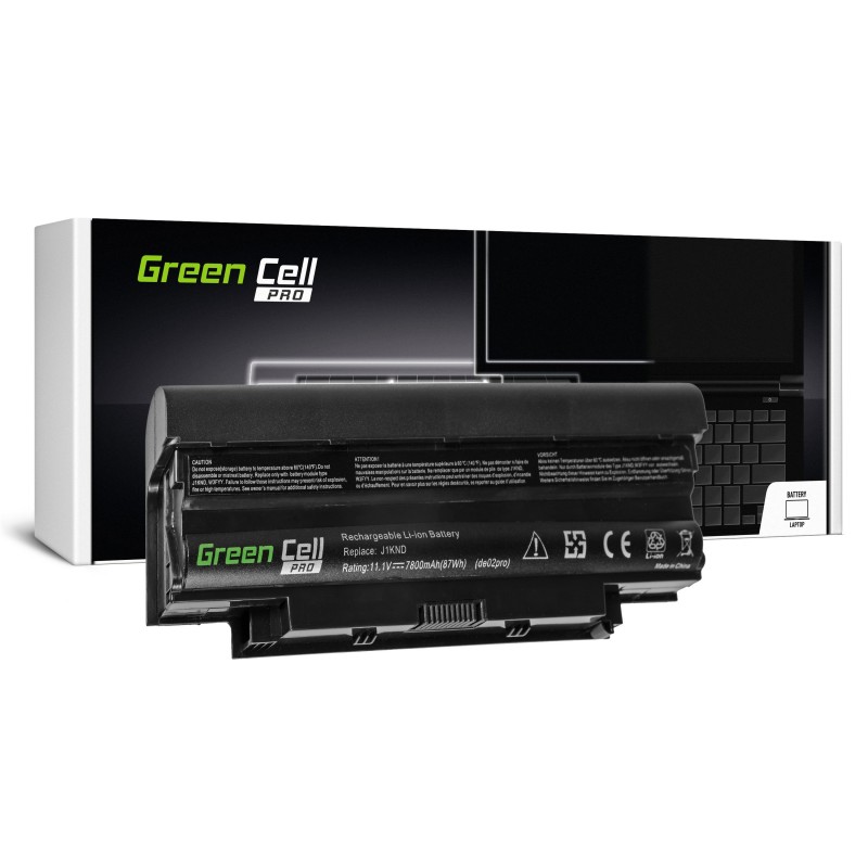 Green Cell PRO Bateria do Dell Inspiron N3010 N4010 N5010 13R 14R 15R J1 (rear) / 11,1V 7800mAh