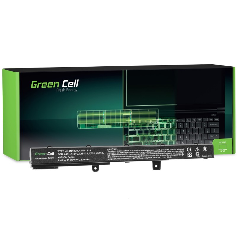 Green Cell Bateria do Asus R508 R556 R509 X551 / 11,25V 2200mAh