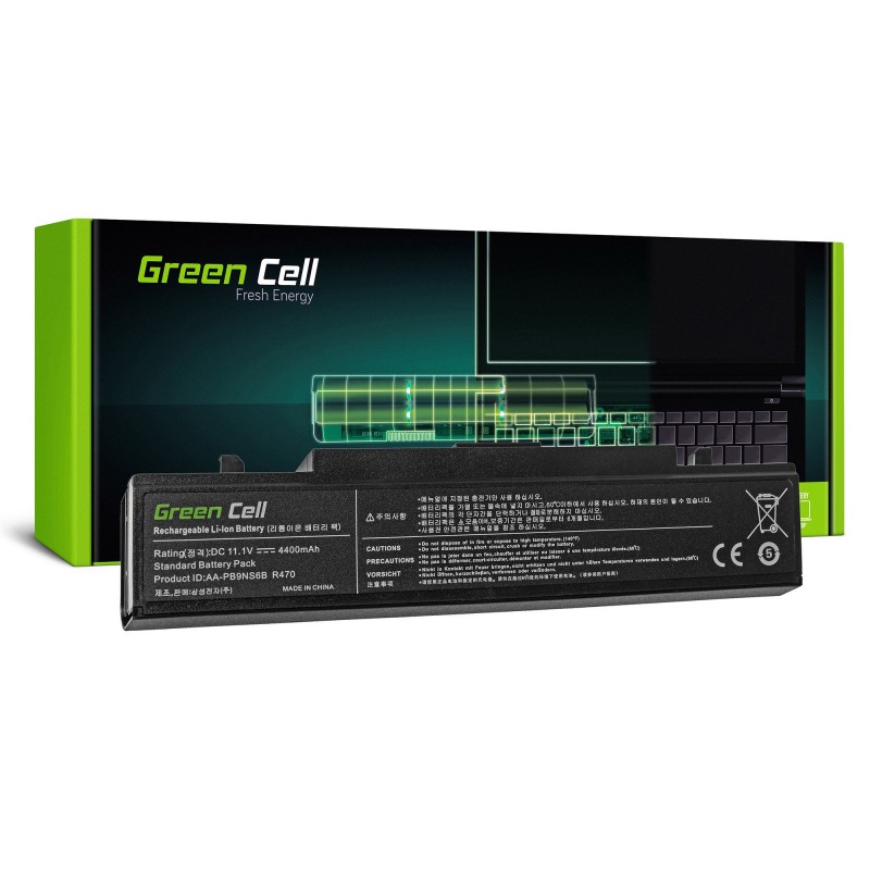 Green Cell Bateria do Samsung R519 R522 R530 R540 R580 R620 R719 R780 (black) / 11,1V 4400mAh