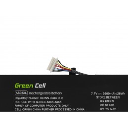 Bateria Green Cell AB06XL do HP Envy 13-AD102NW 13-AD015NW 13-AD008NW 13-AD100NW 13-AD101NW