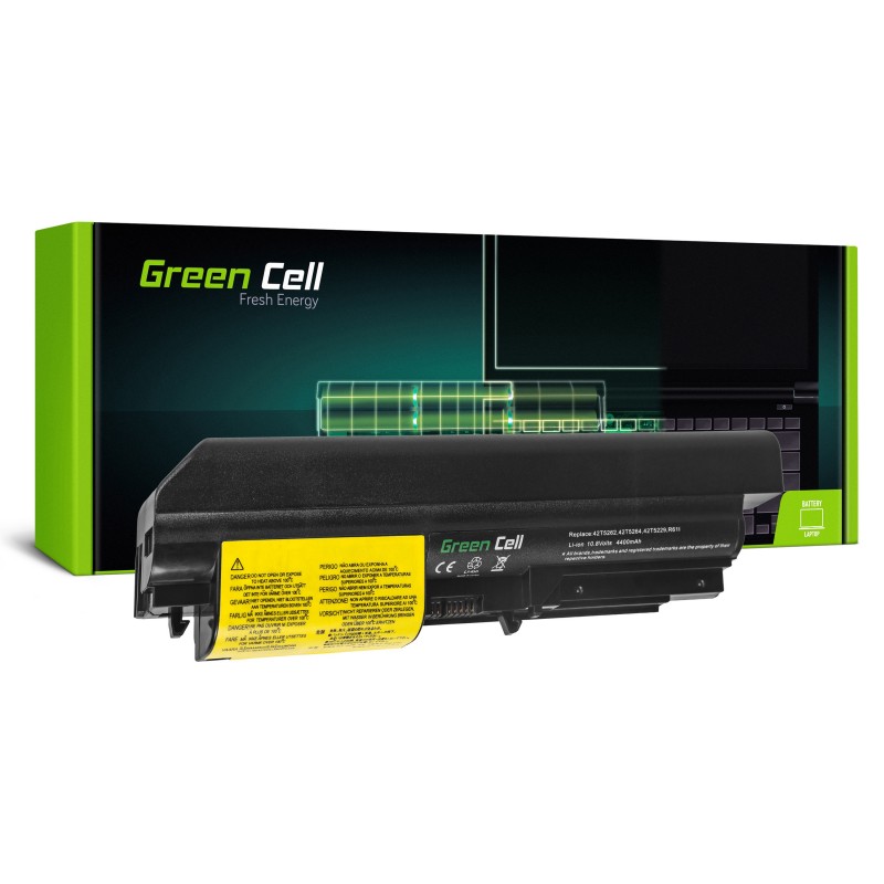 Green Cell Bateria do Lenovo ThinkPad R61 T61p R61i R61e R400 T61 T400 / 11,1V 4400mAh