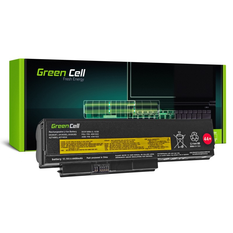 Green Cell Bateria do Lenovo ThinkPad X220 X230 / 11,1V 4400mAh