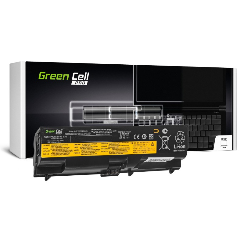 Bateria Green Cell 42T4795 PRO do Lenovo ThinkPad T410 T420 T510 T520 W510 SL410, Edge 14