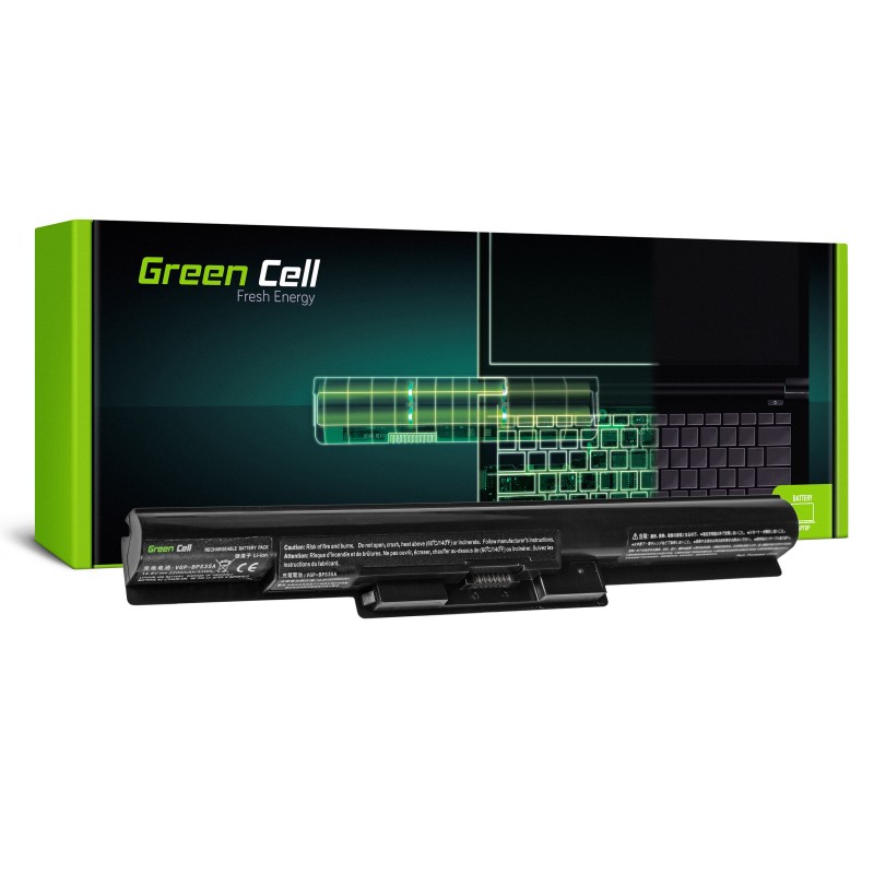 Green Cell Bateria do Sony Vaio SVF14 SVF15 Fit 14E 15E / 14,4V 2200mAh