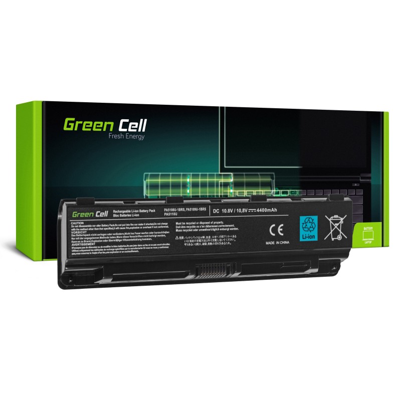 Green Cell Bateria do Toshiba Satellite C850 C855 C870 L850 L855 PA5109U-1BRS / 11,1V 4400mAh