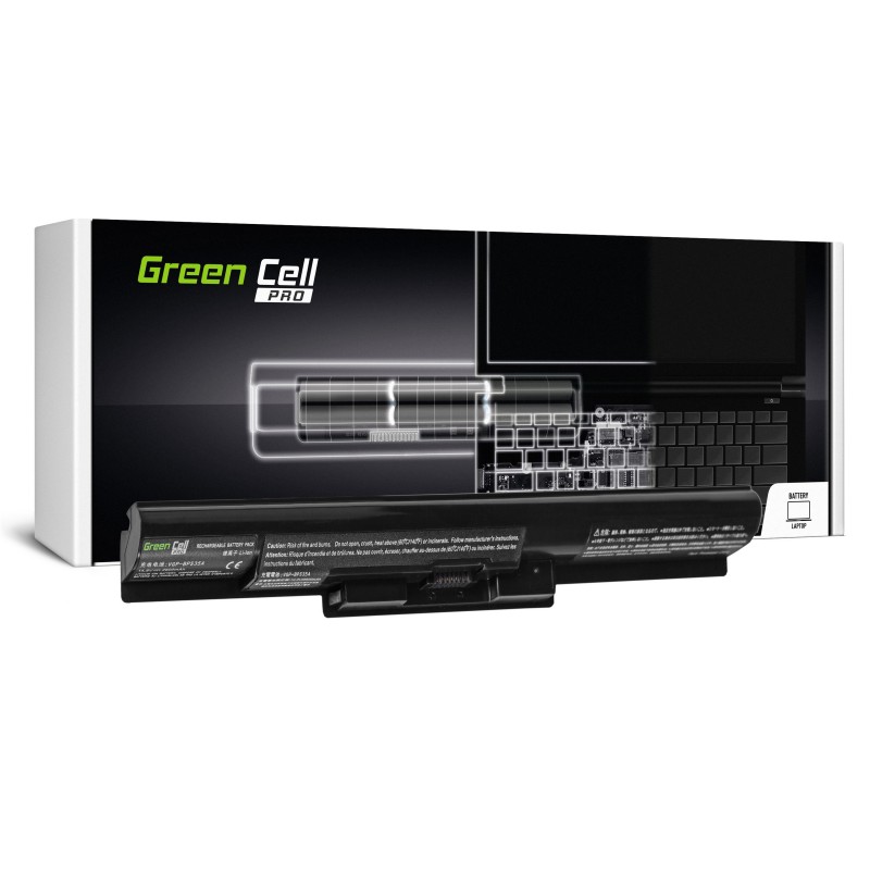 Green Cell PRO Bateria do Sony Vaio SVF14 SVF15 Fit 14E 15E / 14,4V 2600mAh