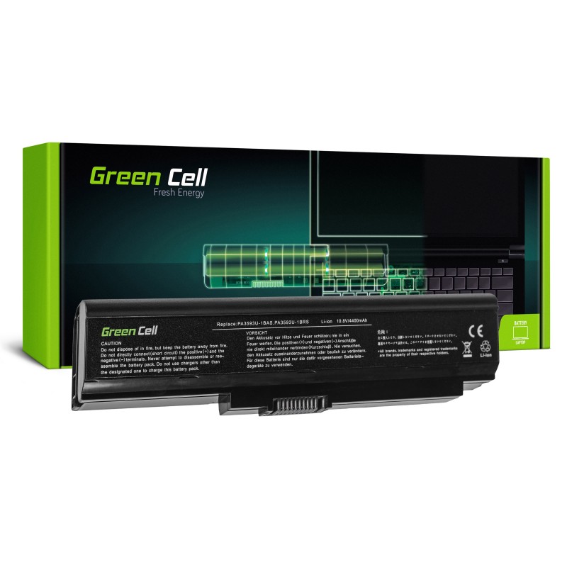 Green Cell Bateria do Toshiba Satellite Pro U300 Portege M600 Tecra M8 / 11,1V 4400mAh