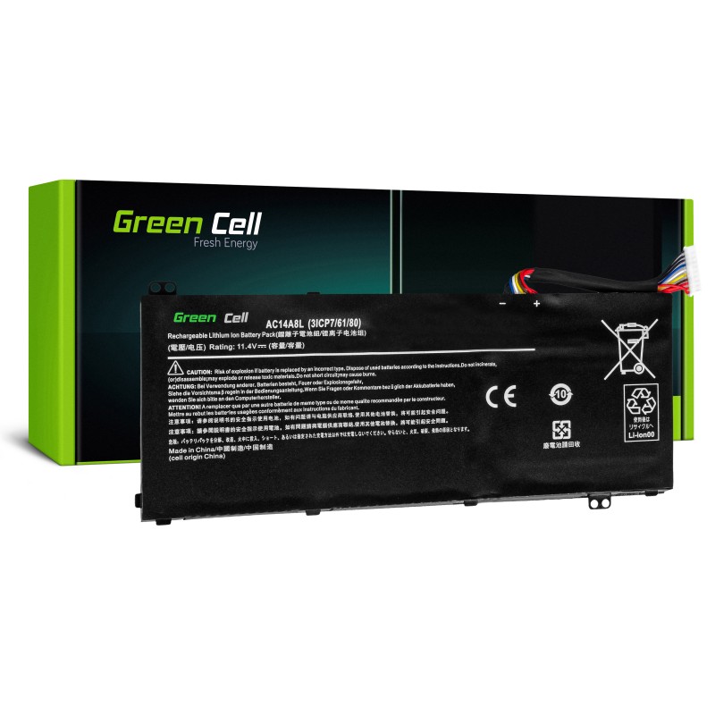 Green Cell Bateria do Acer Aspire Nitro V15 VN7-571G VN7-572G VN7-591G VN7-592G / 11,4V 4605mAh