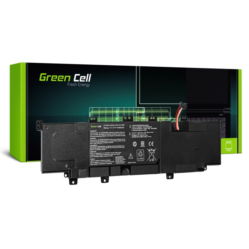 Green Cell Bateria do Asus VivoBook S300 S300C S400 S400C X402 X402C / 11,1V 4000mAh