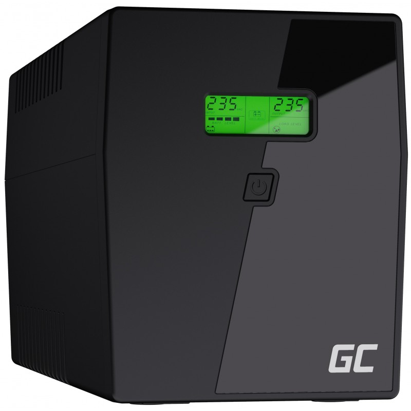 Zasilacz awaryjny UPS Green Cell Microsine z wyświetlaczem LCD 2000VA
