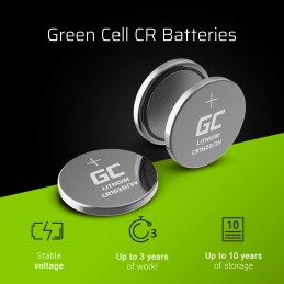 Blister 5x Bateria Litowa Green Cell CR2430 3V 290mAh Guzikowa Pastylkowa