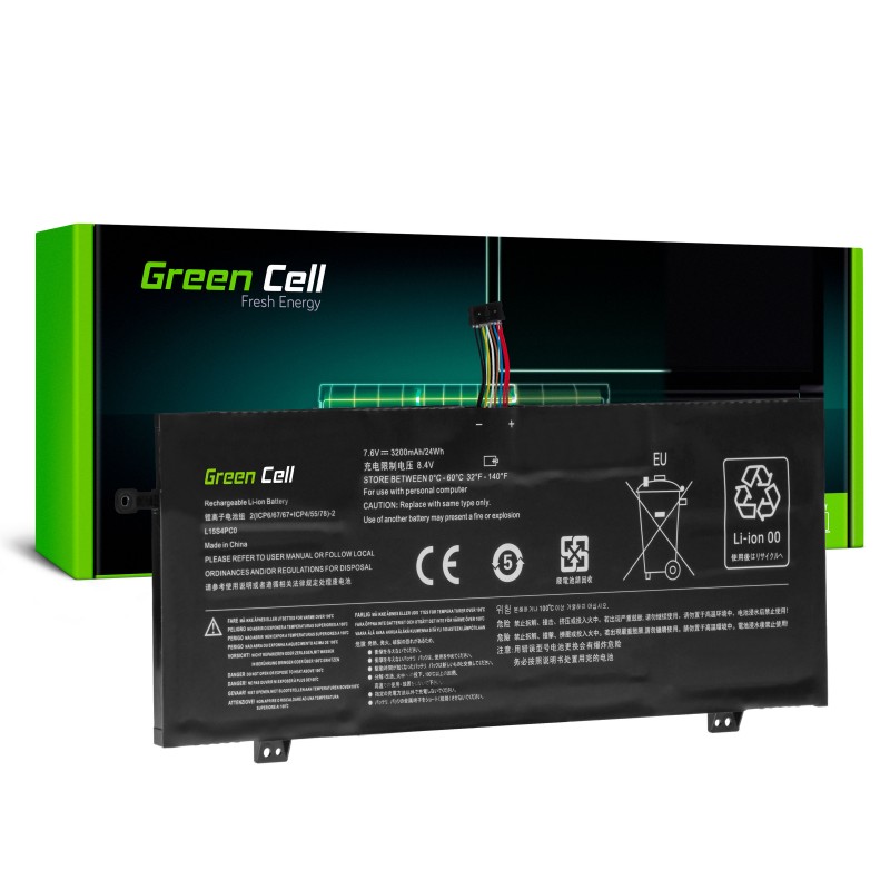 Bateria Green Cell L15L4PC0 L15M4PC0 L15M6PC0 L15S4PC0 do laptopów Lenovo V730 V730-13 Ideapad 710s Plus 710s-13IKB 710s-13ISK