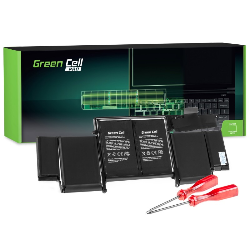 Bateria Green Cell PRO A1582 do Apple MacBook Pro 13 A1502 (Early 2015)
