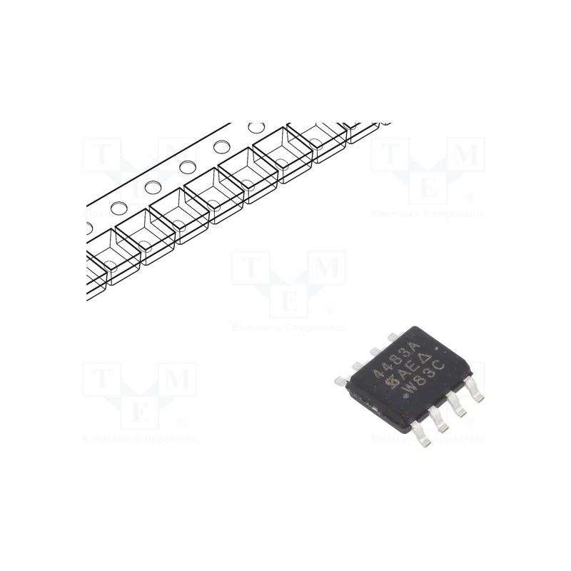 Tranzystor: P-MOSFET unipolarny -30V -15,4A 3,8W SO8