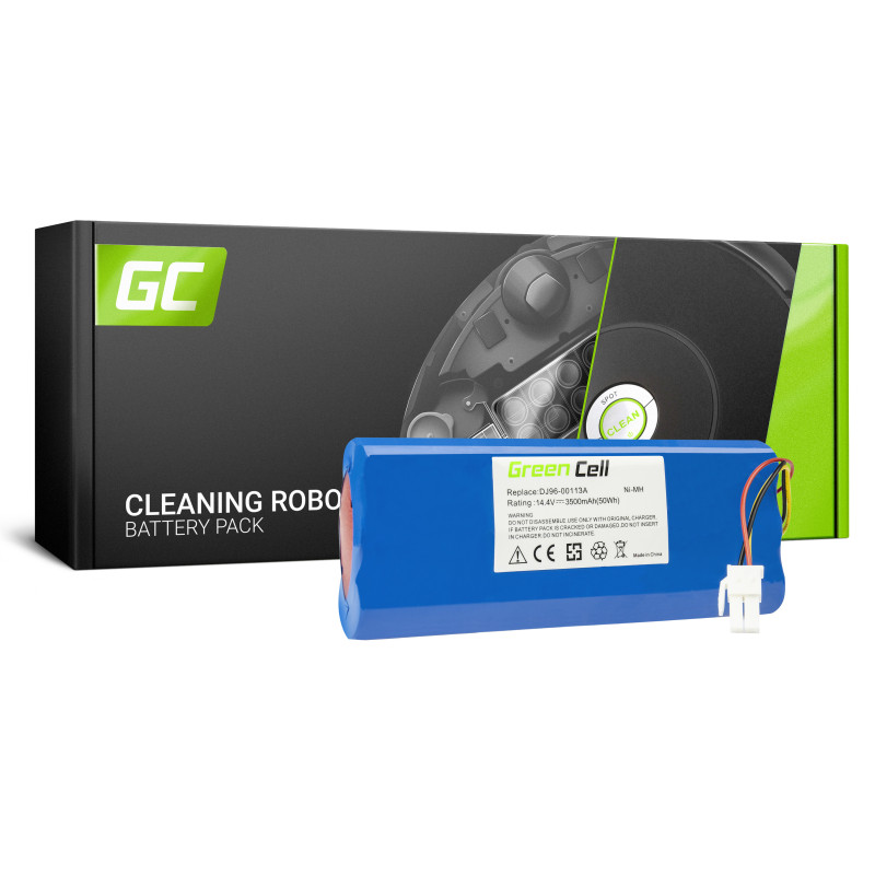 Bateria Green Cell (3.5Ah 14.4V) do Samsung Navibot SR9630 VC-RA50 VC-RA52V VC-RA84V VC-RE70V VC-RE72V