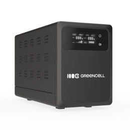 Greencell Zasilacz Awaryjny Avr Ups 800Va 500W Powercore 12 Vdc Z Wyświetlaczem Lcd