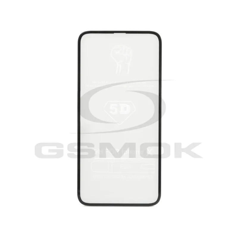 IPHONE X / XS / 11 PRO - SZKŁO HARTOWANE 0.3MM 5D CZARNE