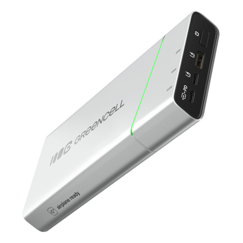 Powerbank Greencell Powerplay Pro 20800Mah 65W – Szybkie Ładowanie, Pd, Ultra Charge, Produkcja W Polsce