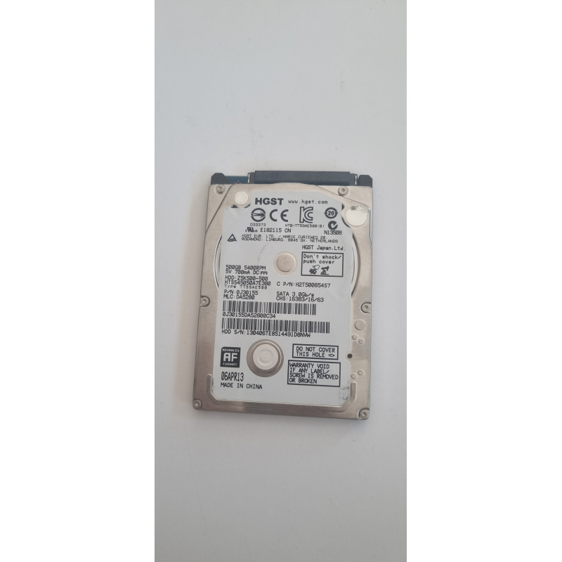 HDD Hitachi SATA 500 GB Używany