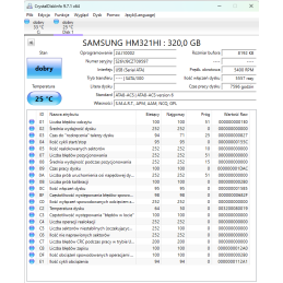 HDD Samsung SATA 320 GB Używany