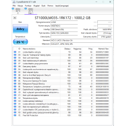 HDD Seagate SATA 1 TB Używany