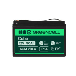Green Cell Agm Vrla 12V 90Ah Bezobsługowy Akumulator Do Kamper, Systemów Fotowoltaicznych, Łodzi