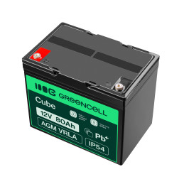 Green Cell Agm Vrla 12V 80Ah Bezobsługowy Akumulator Do Łodzi Melexa Kampera Wózka Kosiarki