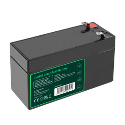 Green Cell Agm Vrla 12V 1.2Ah Bezobsługowy Akumulator Do Systemu Alarmowego, Kasy Fiskalnej, Zabawki