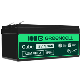 Akumulator AGM VRLA Green Cell 12V 3.3Ah