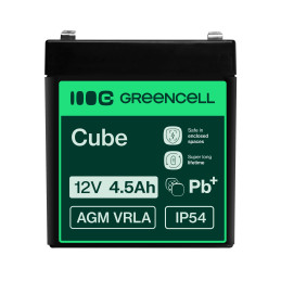 Green Cell Agm Vrla 12V 4.5Ah Bezobsługowy Akumulator Do Ups