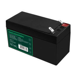 Green Cell Agm Vrla 12V 1.3Ah Bezobsługowy Akumulator Do Systemu Alarmowego, Kasy Fiskalnej, Zabawki
