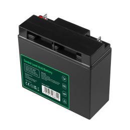 Green Cell Agm Vrla 12V 15Ah Bezobsługowy Akumulator Do Systemu Alarmowego, Kasy Fiskalnej, Zabawki