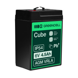 Akumulator AGM Green Cell 6V 4.5Ah