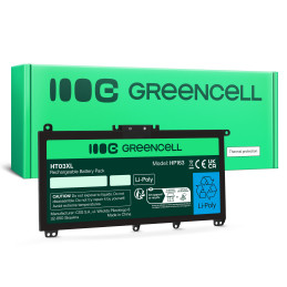 Bateria Green Cell HT03XL do HP 240 G7 245 G7 250 G7 255 G7, HP 14 15 17, HP Pavilion 14 15