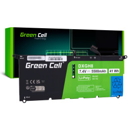 Bateria Green Cell Dxgh8 Do Dell Xps 13 9370 9380, Dell Inspiron 13 3301 5390 7390, Dell Vostro 13 5390