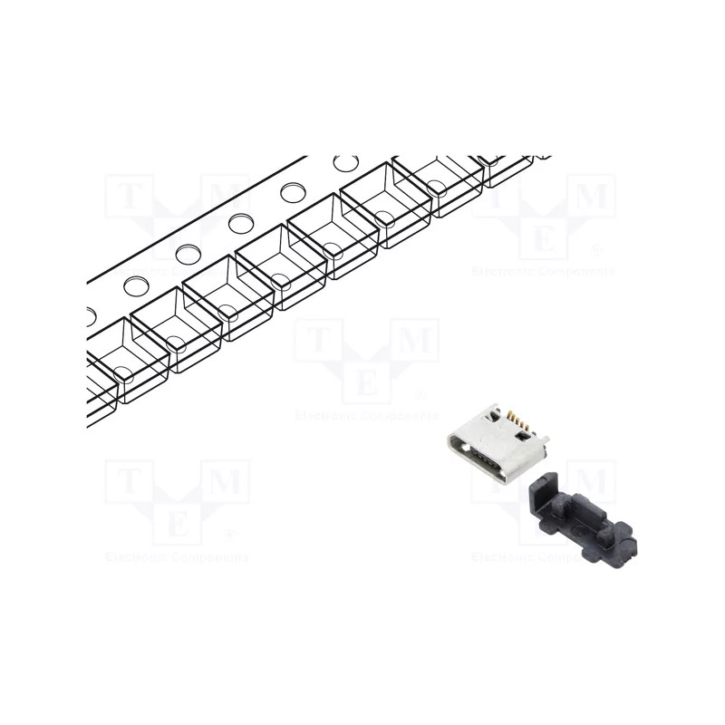 Złącze USB B micro USB3160-30-0070-0-C